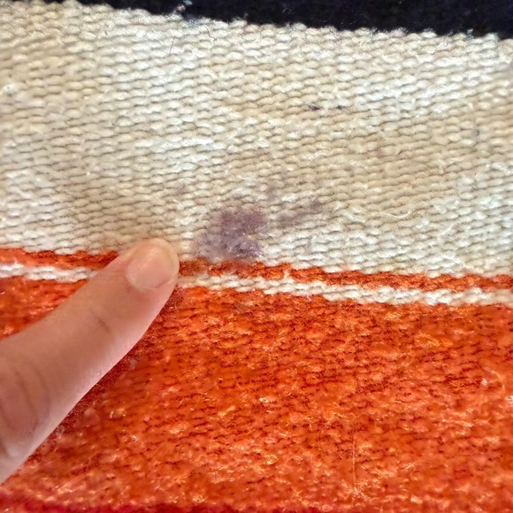 Vintage Hand-Woven Blanket Aztec Mayan Inca Indian Art Blanket 81"x48" - Picture 11 of 15